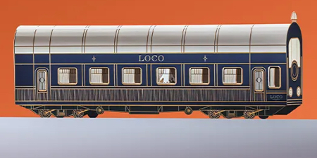 LOCO Train Tea Packaging