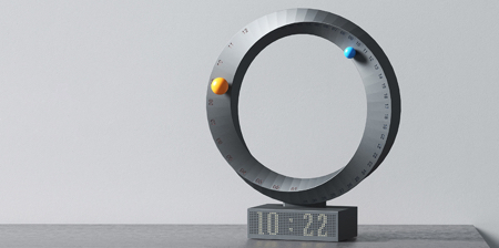 Mobius Clock by Zanwen Li