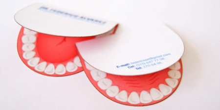 Dentist Mouth Business Card