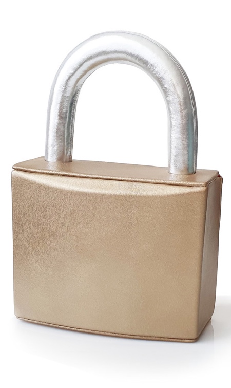 Padlock Shaped Handbag