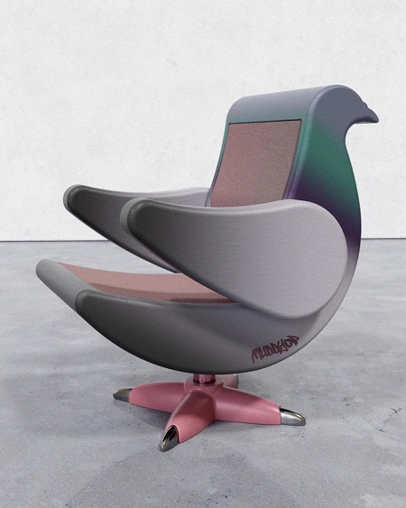 Pigeon Arm Chair by Muddycap