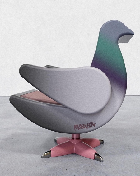 Pigeon Shaped Chair