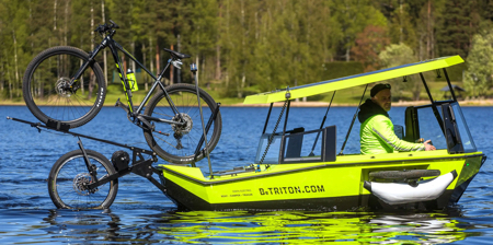 BeTRITON Amphibious Bicycle Camper