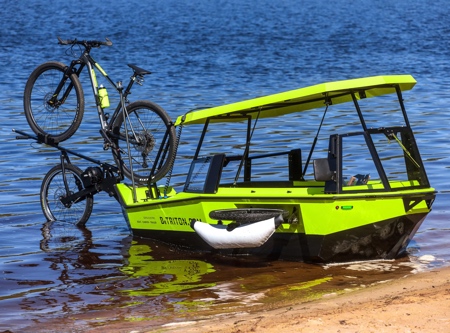 Amphibious Bicycle Camper