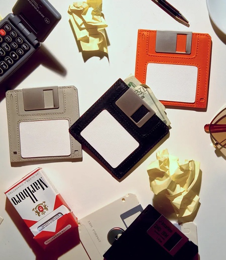 Diskette Shaped Wallet