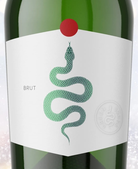 Armbrand Green Snake Champagne Bottle