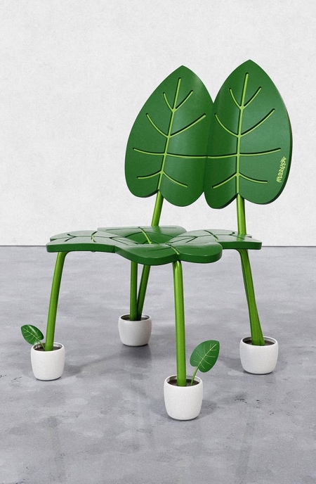 Muddycap Green Chair