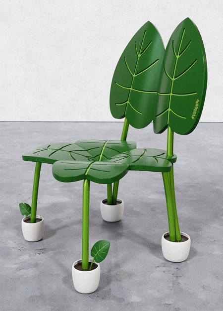 Green Leaf Chair