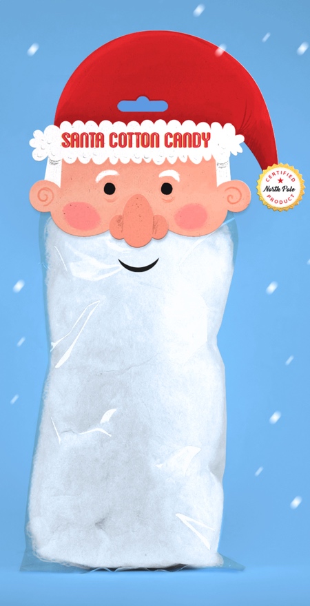 Santa Cotton Candy