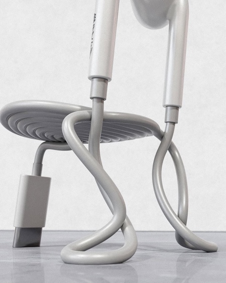 Apple Earphones Chair