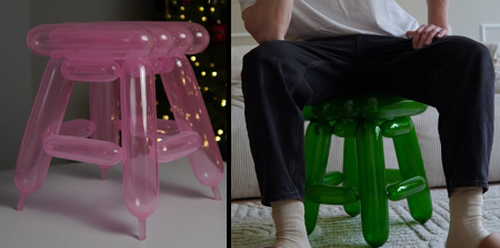 Chairs Made of Balloons