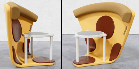 Pizza Chair by Muddycap