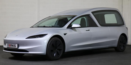 Tesla Hearse Funeral Car