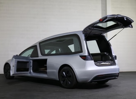 Tesla Model 3 Hearse Funeral Car