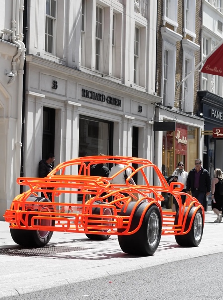 Wire Porsche by Benedict Radcliffe