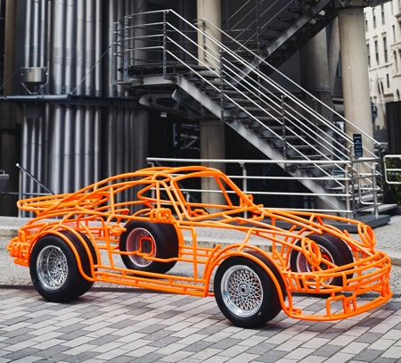 Wireframe Porsche