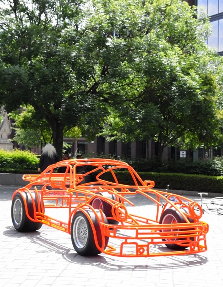 Wire Porsche 934 Sculpture