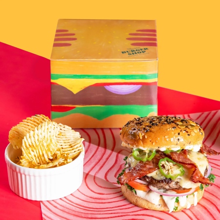 The Dallas Company Woodside Burger Shop Packaging