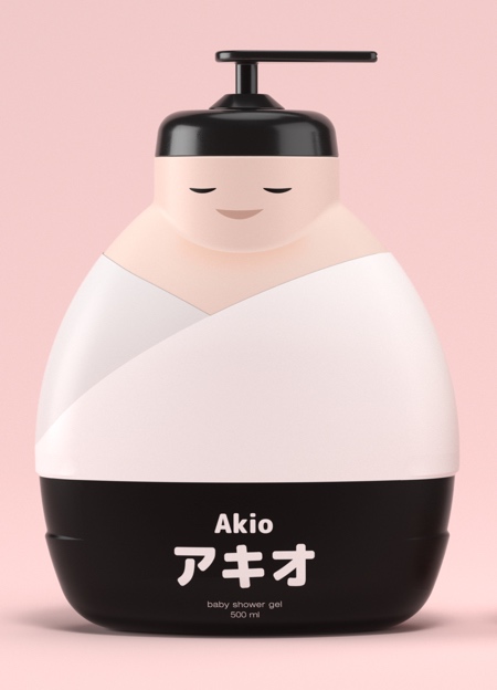 Akio Liquid Hand Soap Packaging