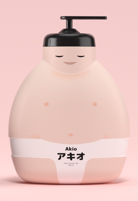 Akio Hand Soap Packaging