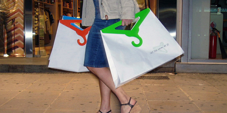 Clothes Hanger Shopping Bag