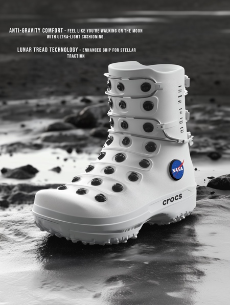 NASA Crocs Shoes