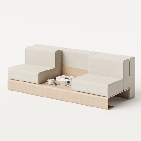 SILKY Modular Sofa by Teixeira Design Studio