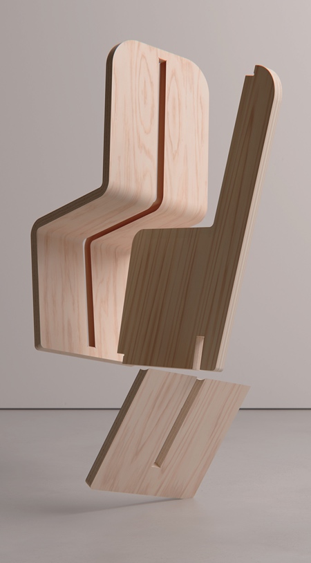 Slot Chair by Bored Eye Design