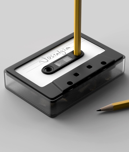 Audio Tape Pencil Sharpener