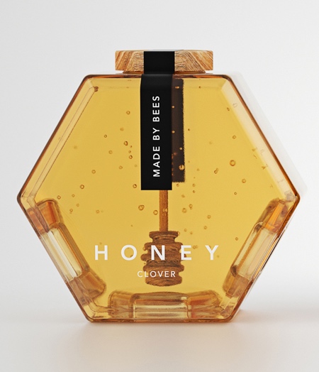 Maksim Arbuzov Made by Bees Honey Packaging